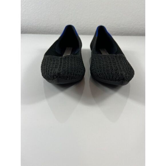 Rothy's The Point Black Honeycomb Knit Flats *NO SIZE NO INSOLES* Size 5.5 READ - Picture 3 of 10